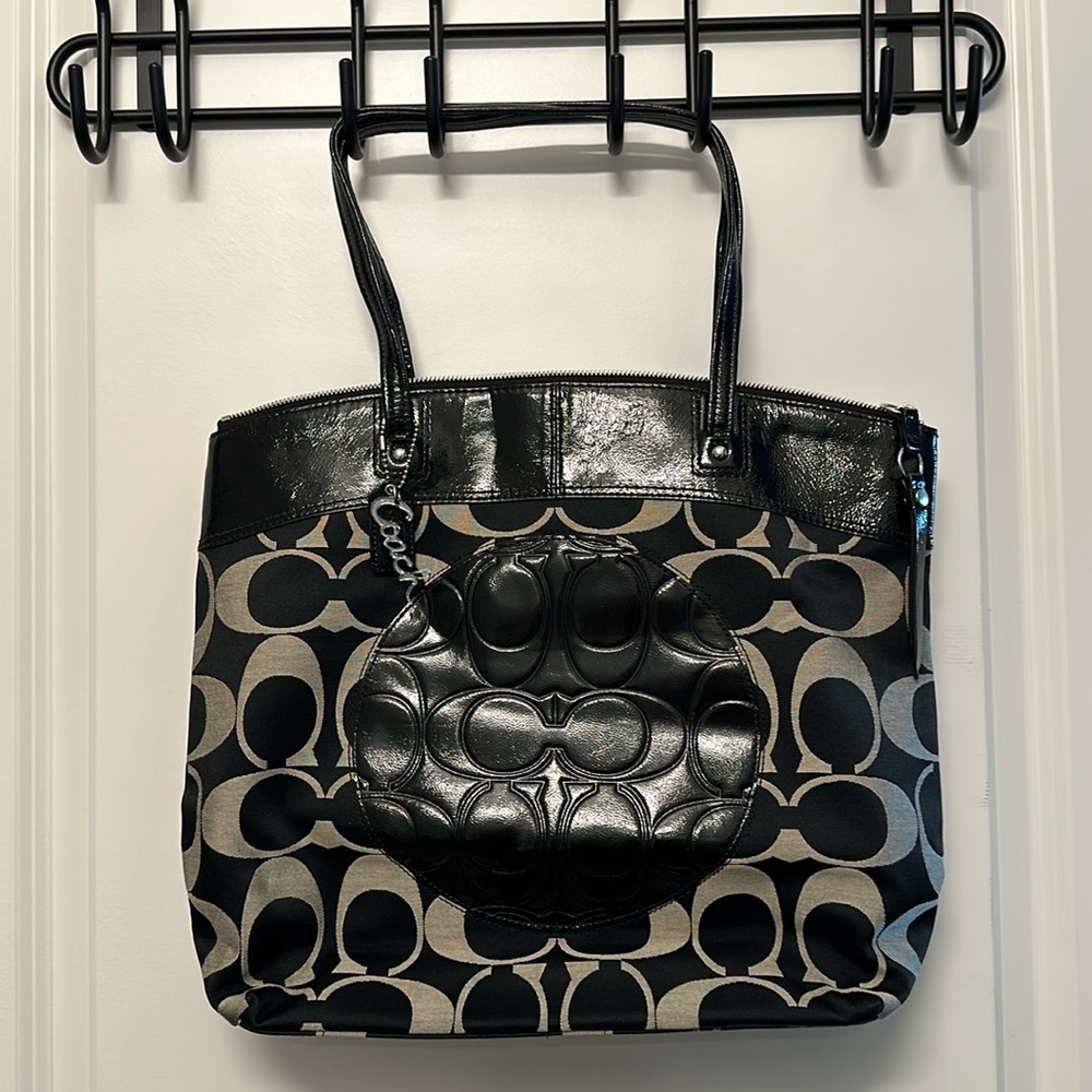 Coach signature tote